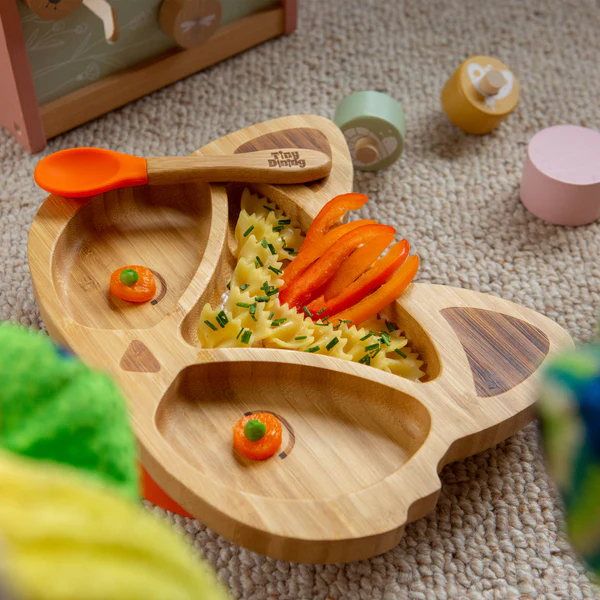 Personalised Fox Tiny Dining Suction Plate