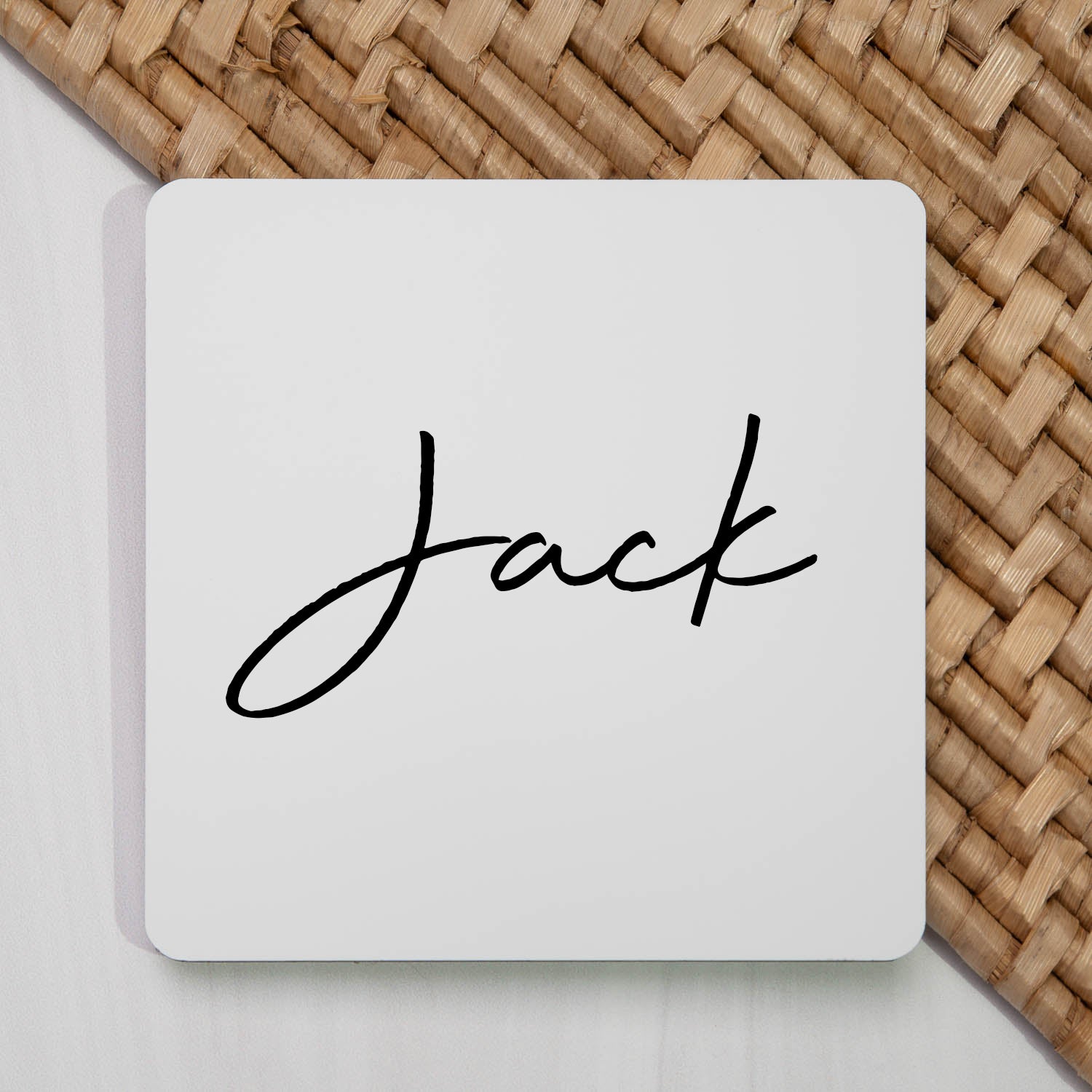 Personalised Large Name Square Coaster