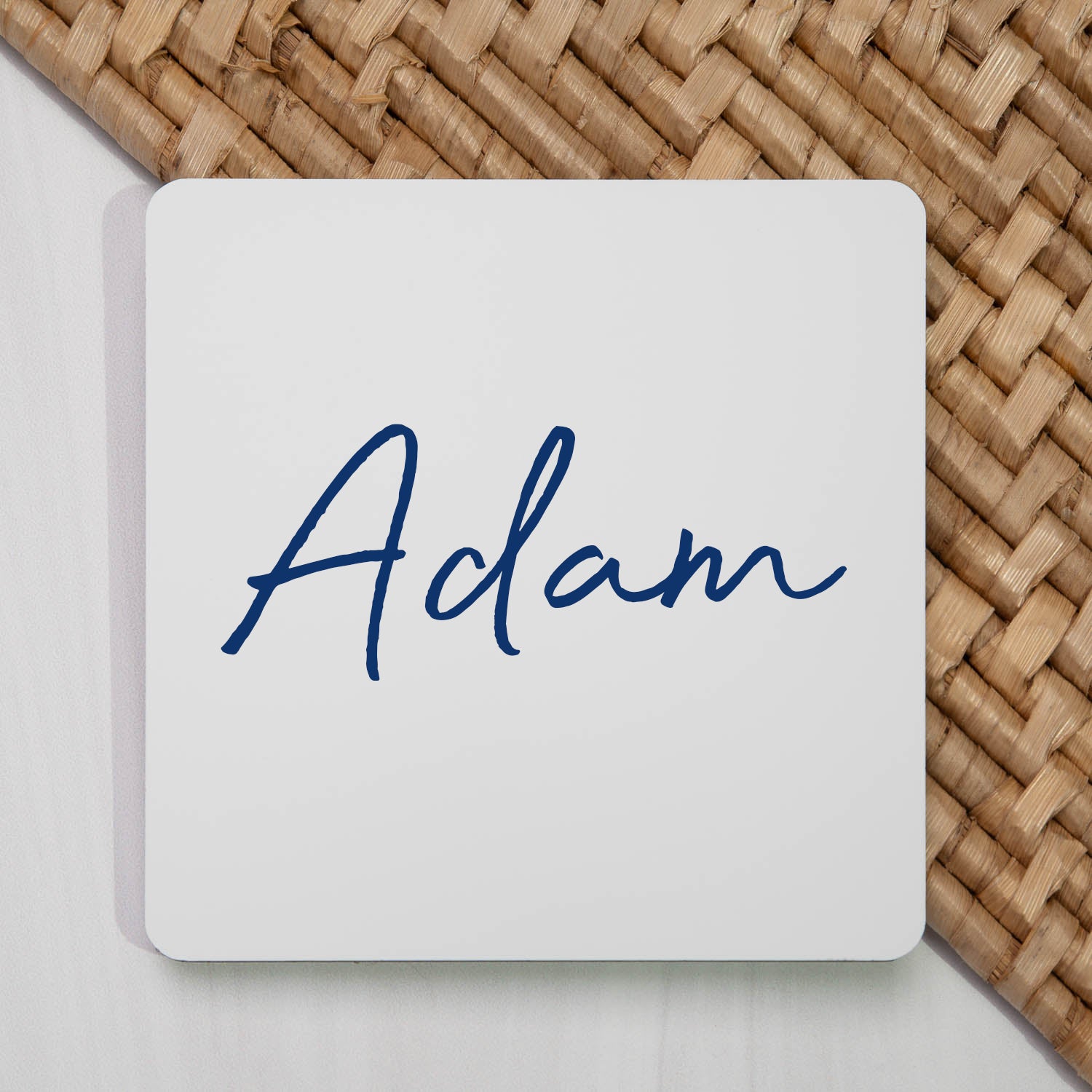 Personalised Large Name Square Coaster