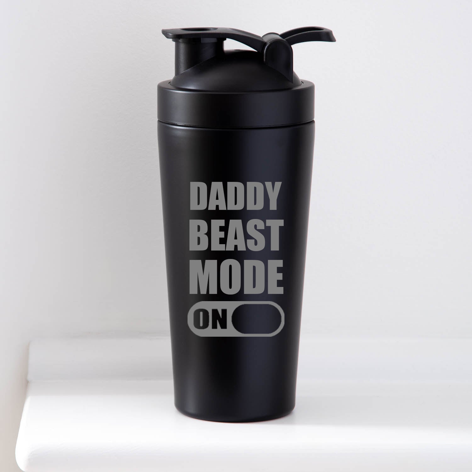 Personalised Beast Mode Protein Shaker Bottle - Black - Protein Shaker Bottles