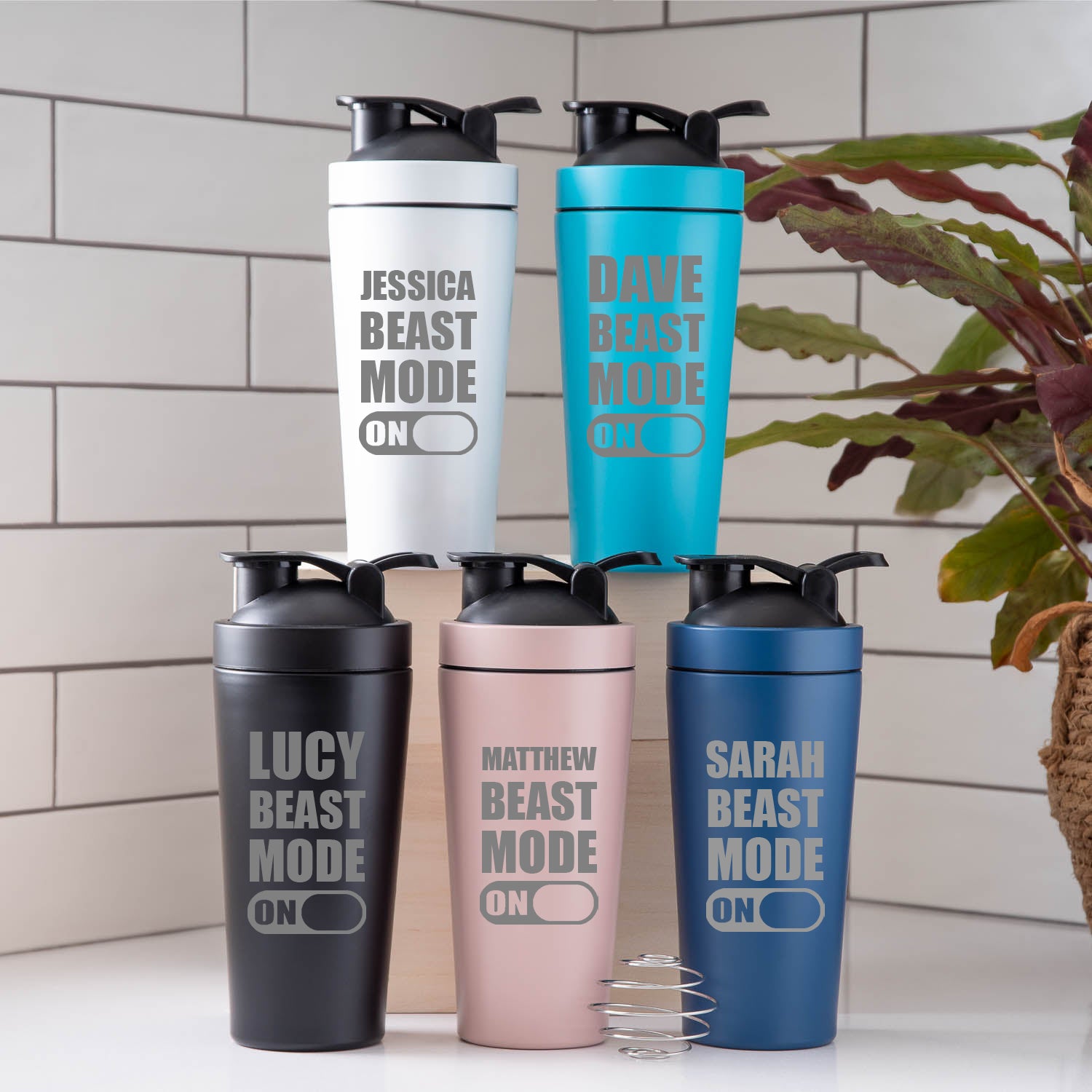 Personalised Beast Mode Protein Shaker Bottle - Protein Shaker Bottles