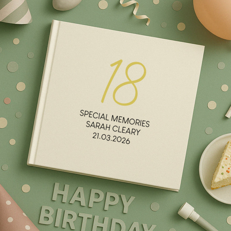 Personalised Ivory Big Birthday Photo Album - Photo Album