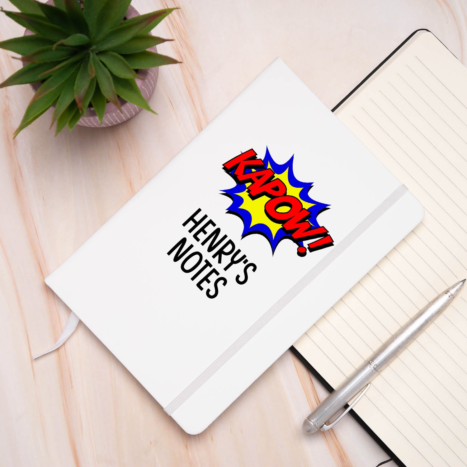 Personalised Comic Book PU A5 Notebook - Notebook