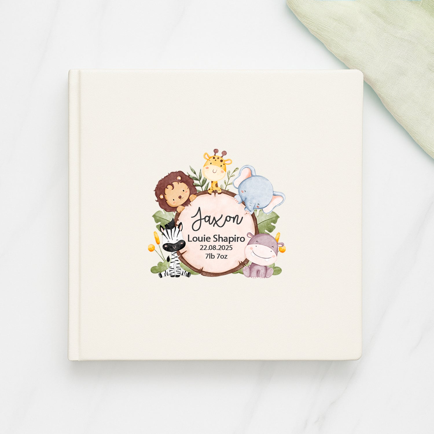 Personalised New Baby Animals Photo Album - Photo Album