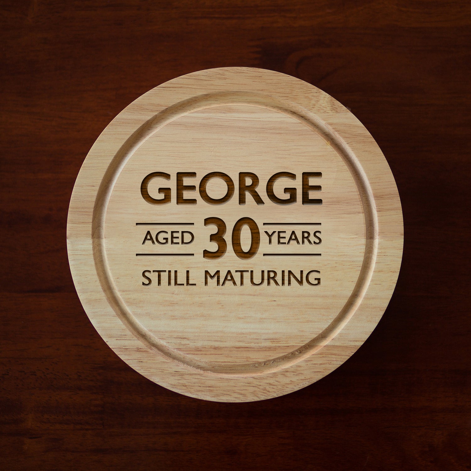 Personalised Birthday Aged Cheese Board And Knives Set - Cheeseboard Sets