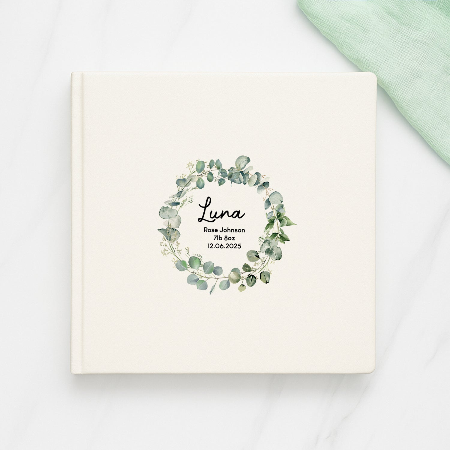 Personalised Ivory Floral Photo Album - Photo Album