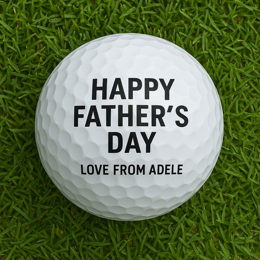 Personalised Happy Father’s Day Golf Ball - Golf Balls