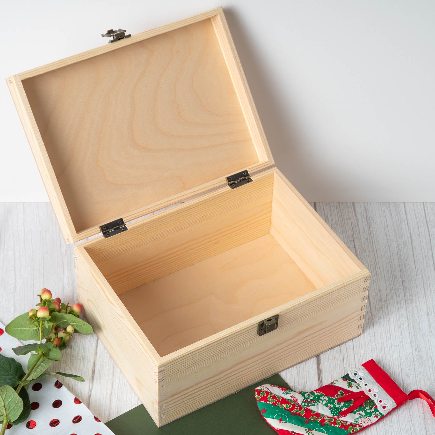 Personalised Christmas Eve Special Delivery Wooden Box - Wooden Keepsake Box