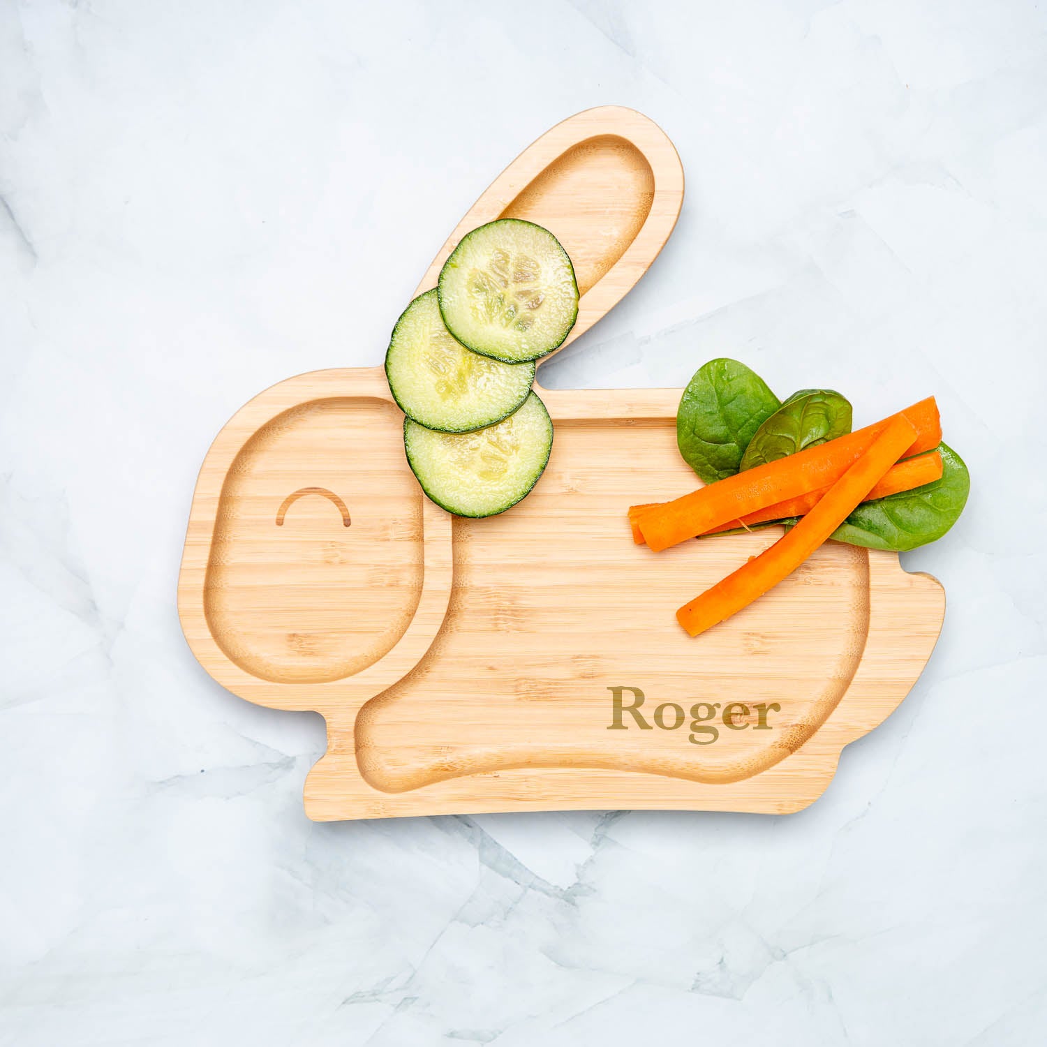 Personalised Rabbit Tiny Dining Suction Plate