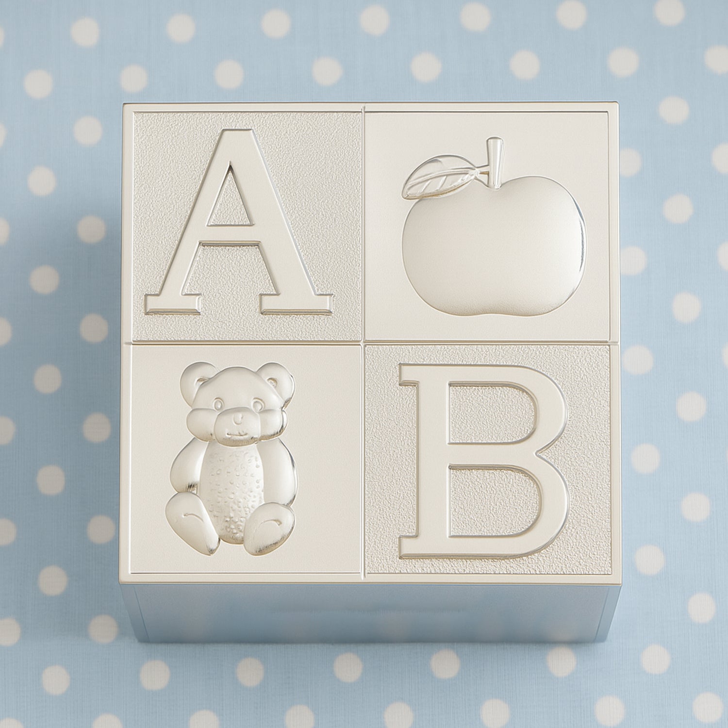 Personalised Message Silver Plated ABC Money Box - Money Boxes