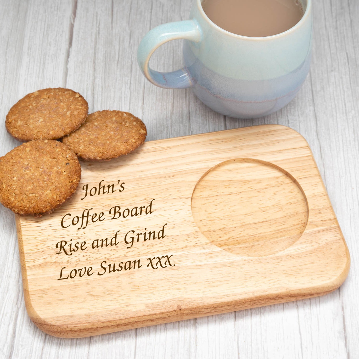 Personalised Any Message Wooden Tea Board - Tea Board