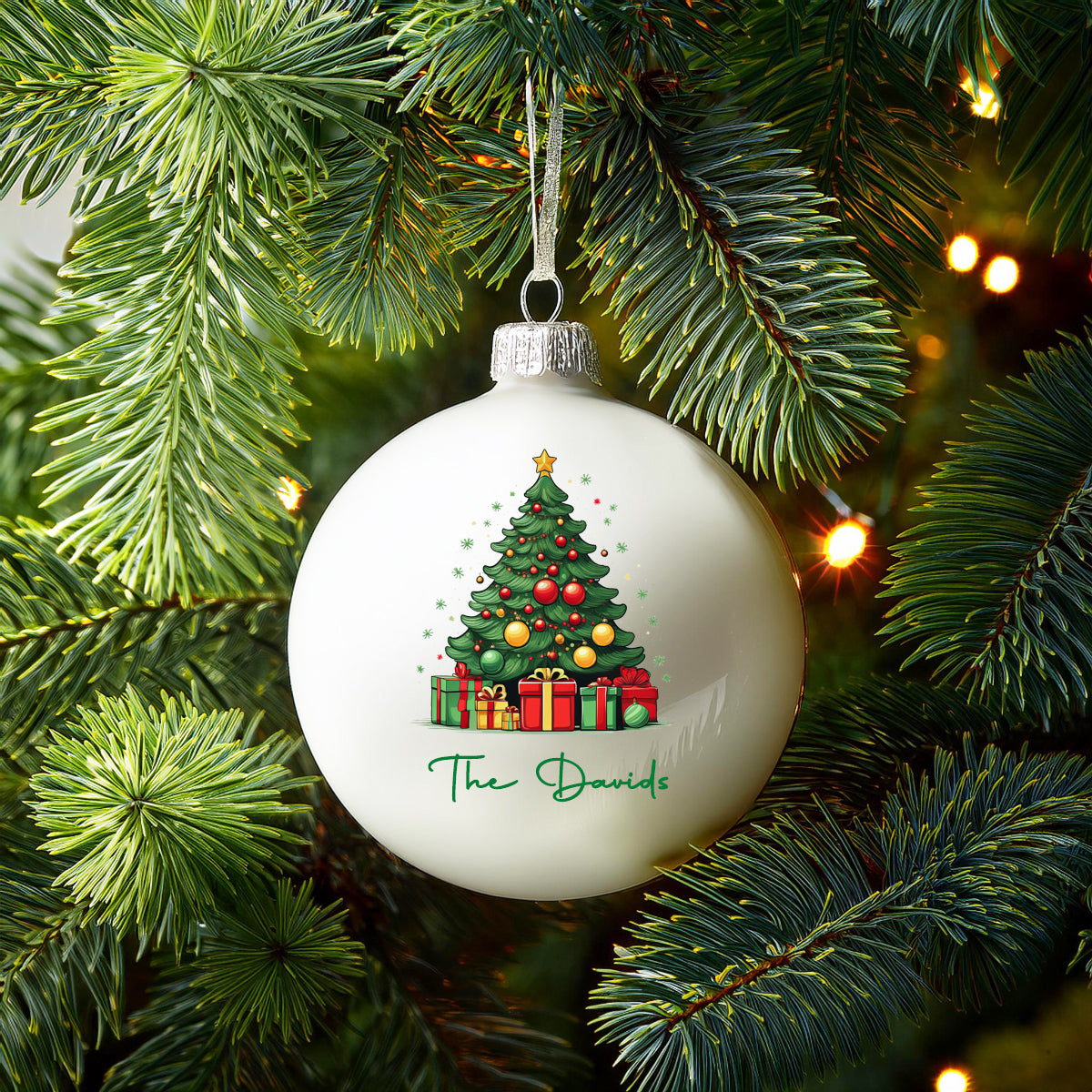 Personalised Christmas Tree Bauble - Baubles