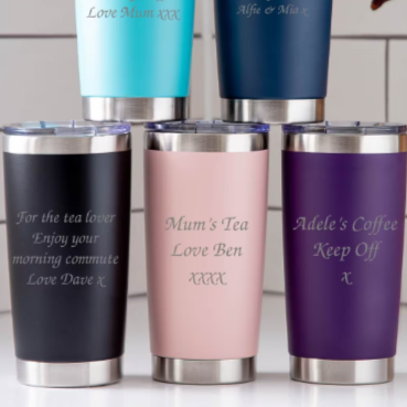 Personalised Any Message Thermos Insulated Cup - Thermos Water Bottles