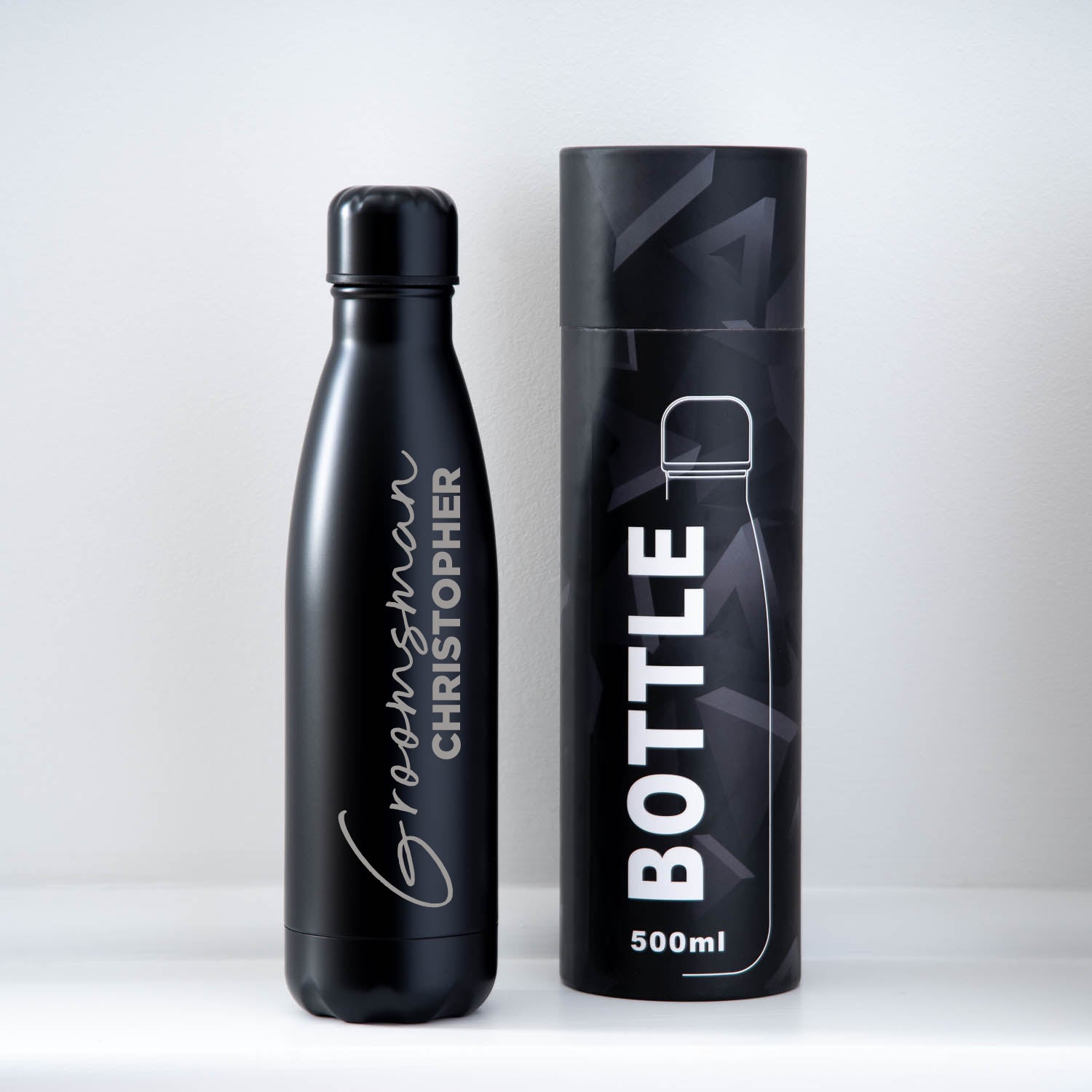 Personalised Groomsman Wedding Thermos Water Bottle - Thermos Water Bottles