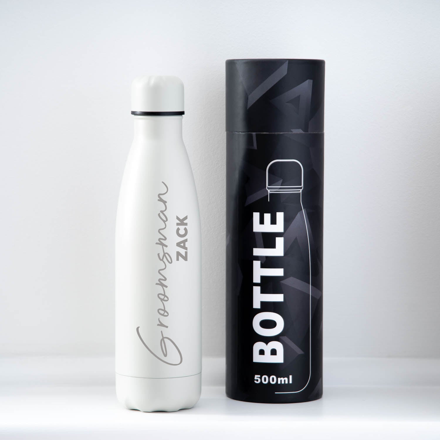 Personalised Groomsman Wedding Thermos Water Bottle - Thermos Water Bottles