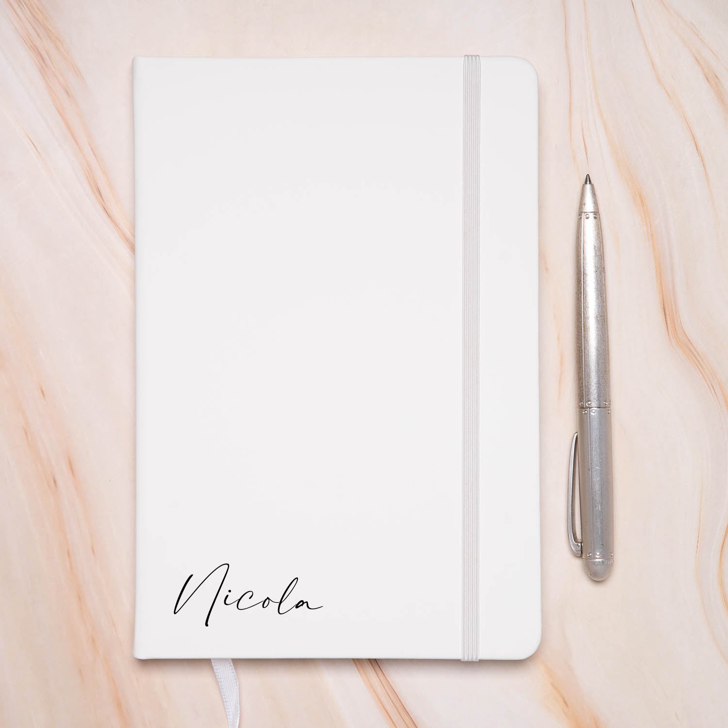 Personalised Script Name PU A5 Notebook