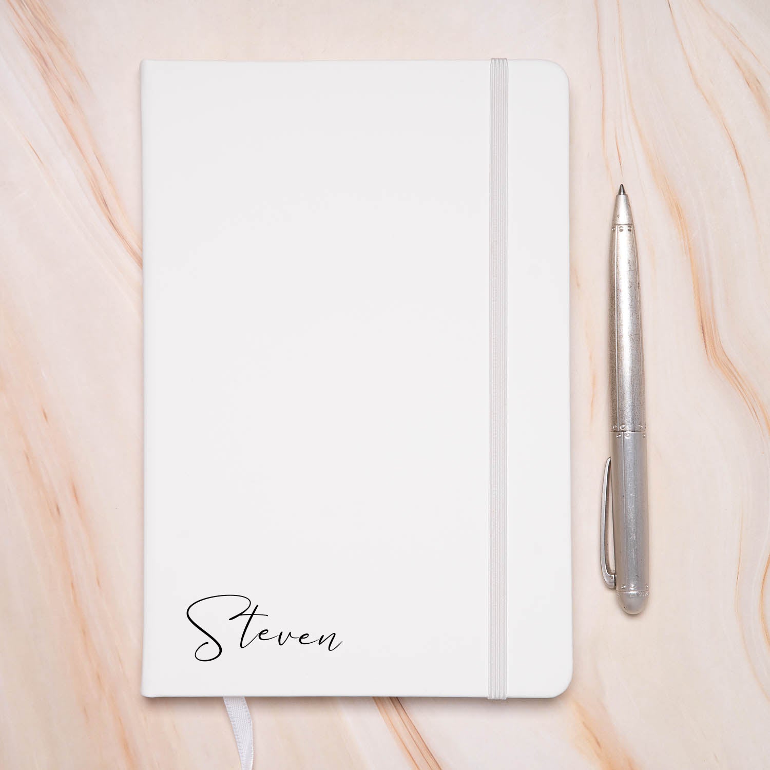 Personalised Script Name PU A5 Notebook