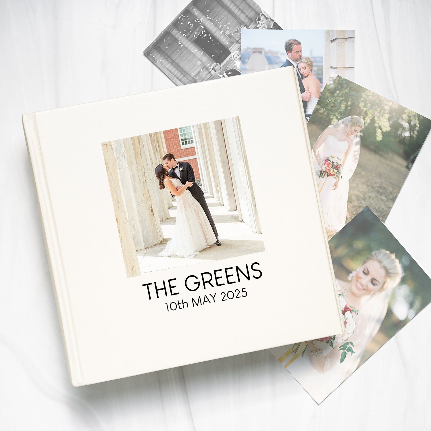 Personalised Ivory Photo Upload Wedding Photo Album - Photo Album