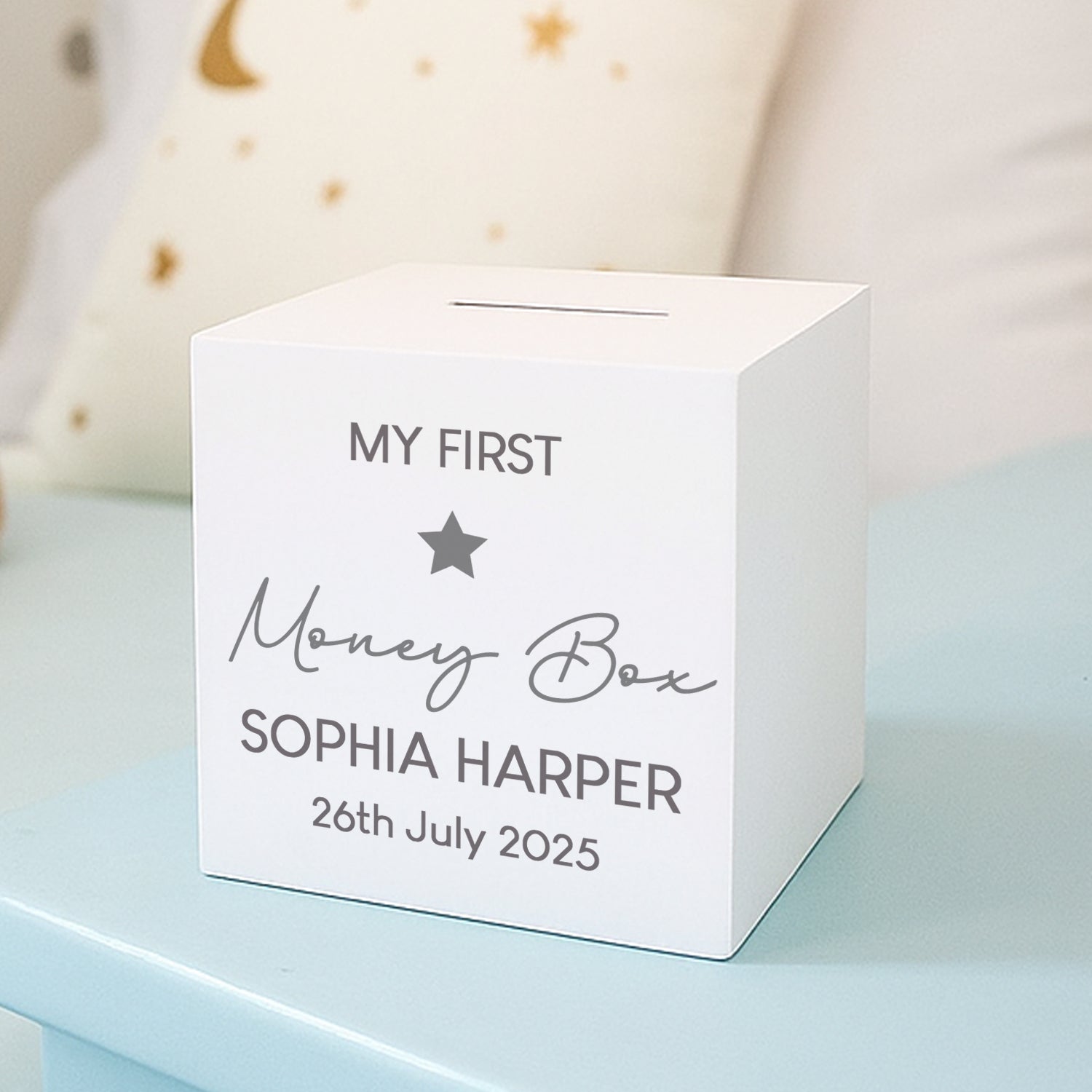 Personalised My First Wooden Money Box - Money Boxes