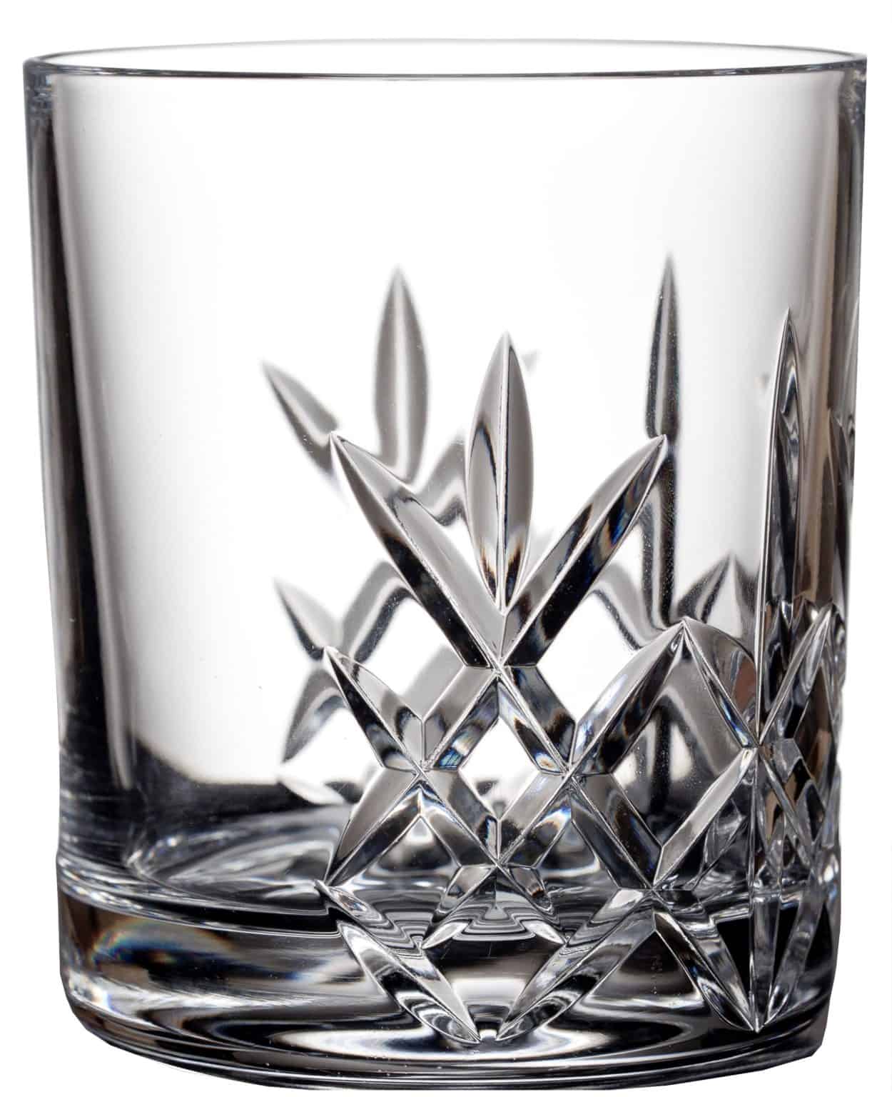 Personalised Large Name Crystal Panel Glass Tumbler - Glass Tumblers