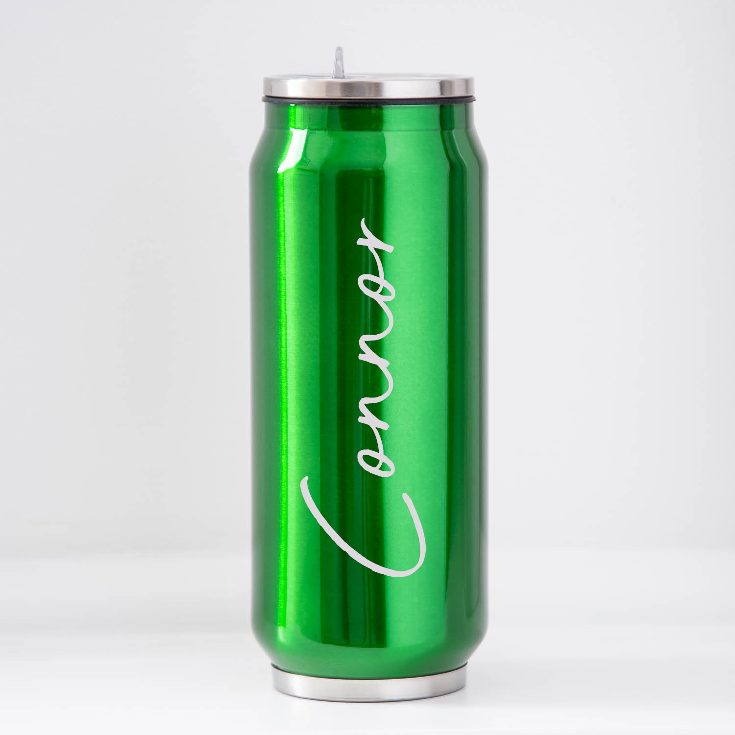 Personalised Large Name 500ml Can Style Bottle - cup