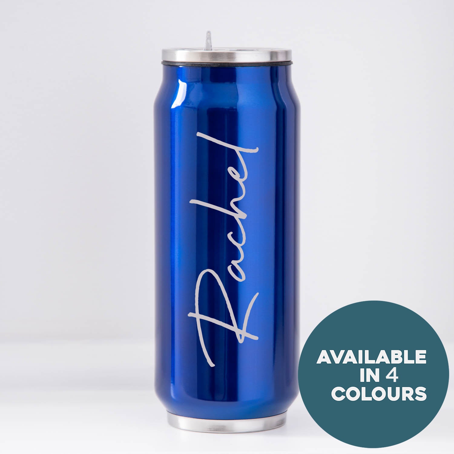 Personalised Large Name 500ml Can Style Bottle - cup