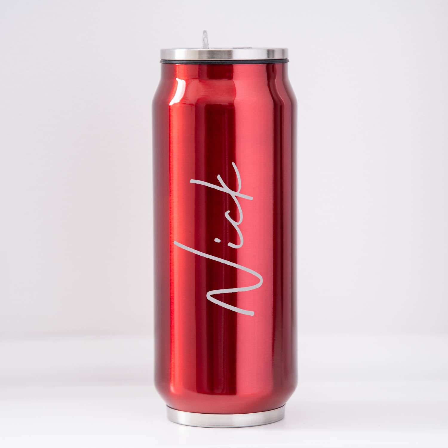Personalised Large Name 500ml Can Style Bottle - cup