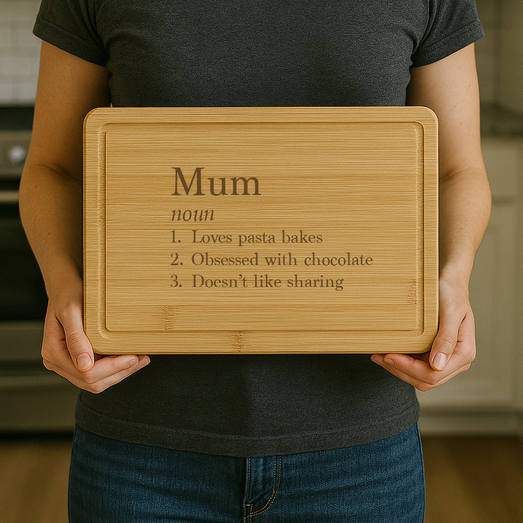 Personalised Name Definition Wooden Chopping Board - Chopping Boards