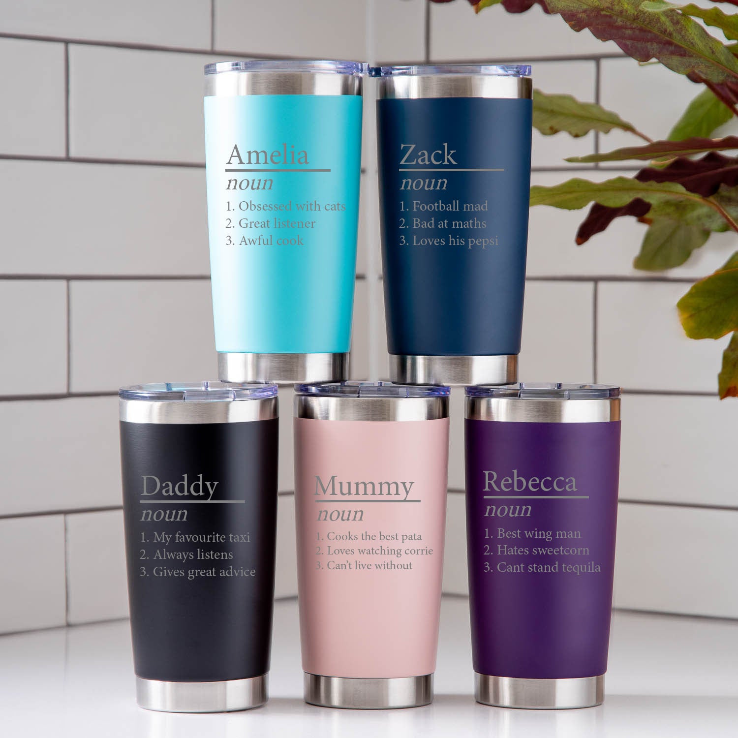 Personalised Name Definition Thermos Insulated Cup - Thermos Water Bottles