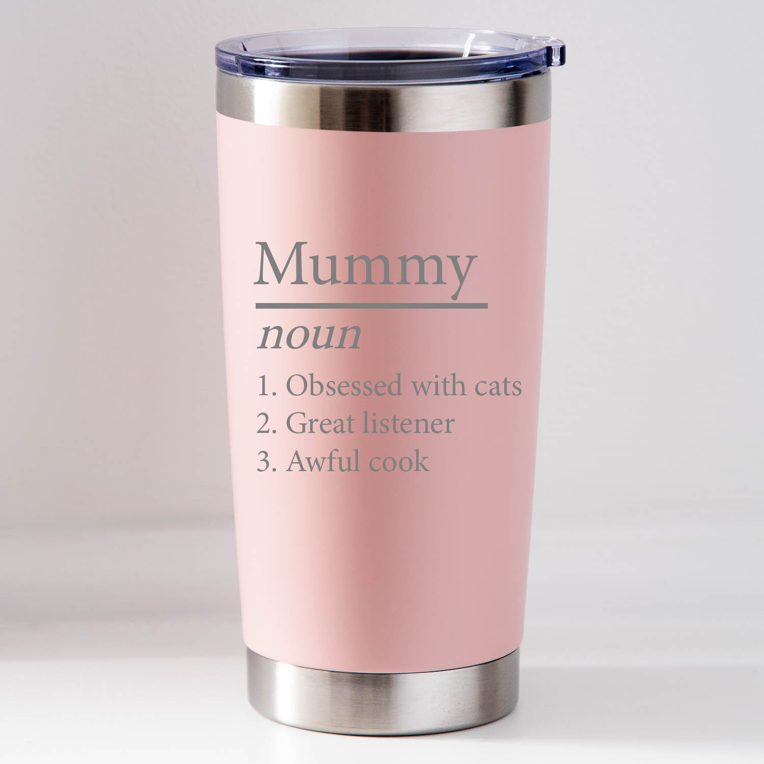 Personalised Name Definition Thermos Insulated Cup - Pink - Thermos Water Bottles