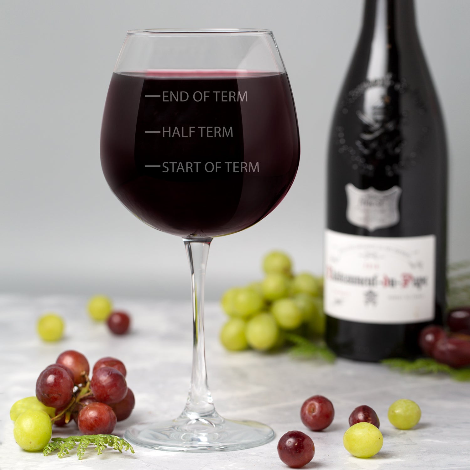 Personalised Teacher Measures Wine Glass - Extra Large Wine Glass - Wine Glasses