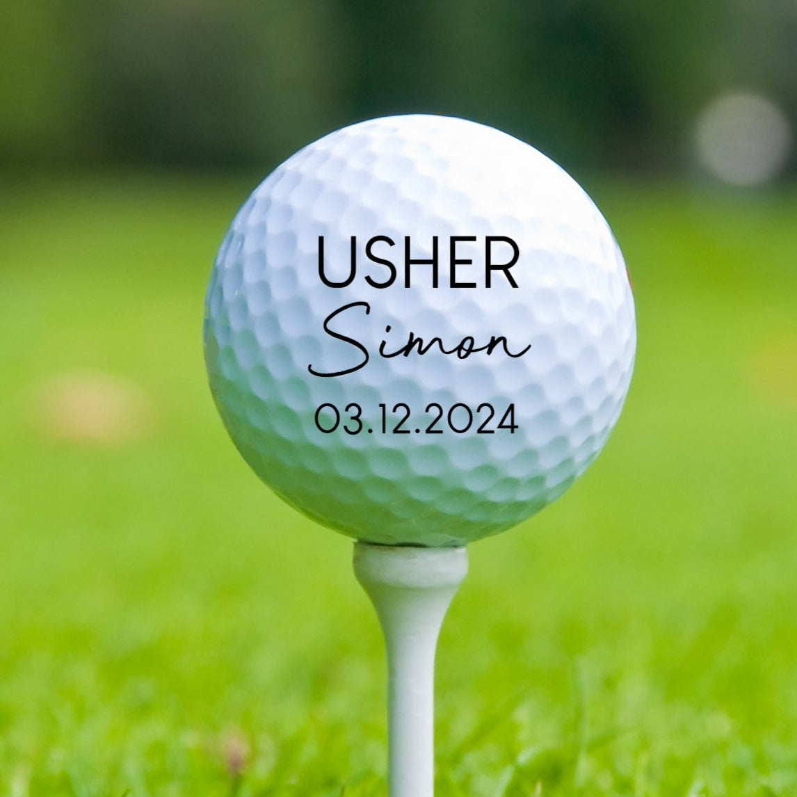 Personalised Usher Golf Ball - Golf Balls