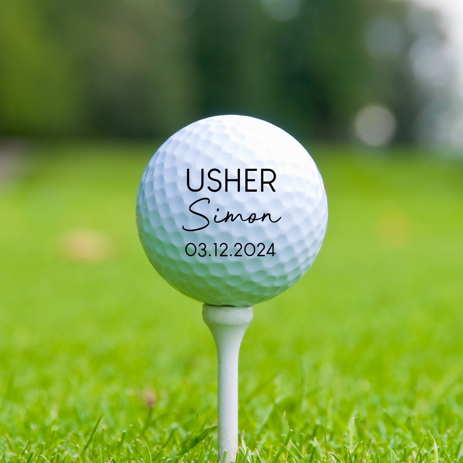 Personalised Usher Golf Ball - Golf Balls