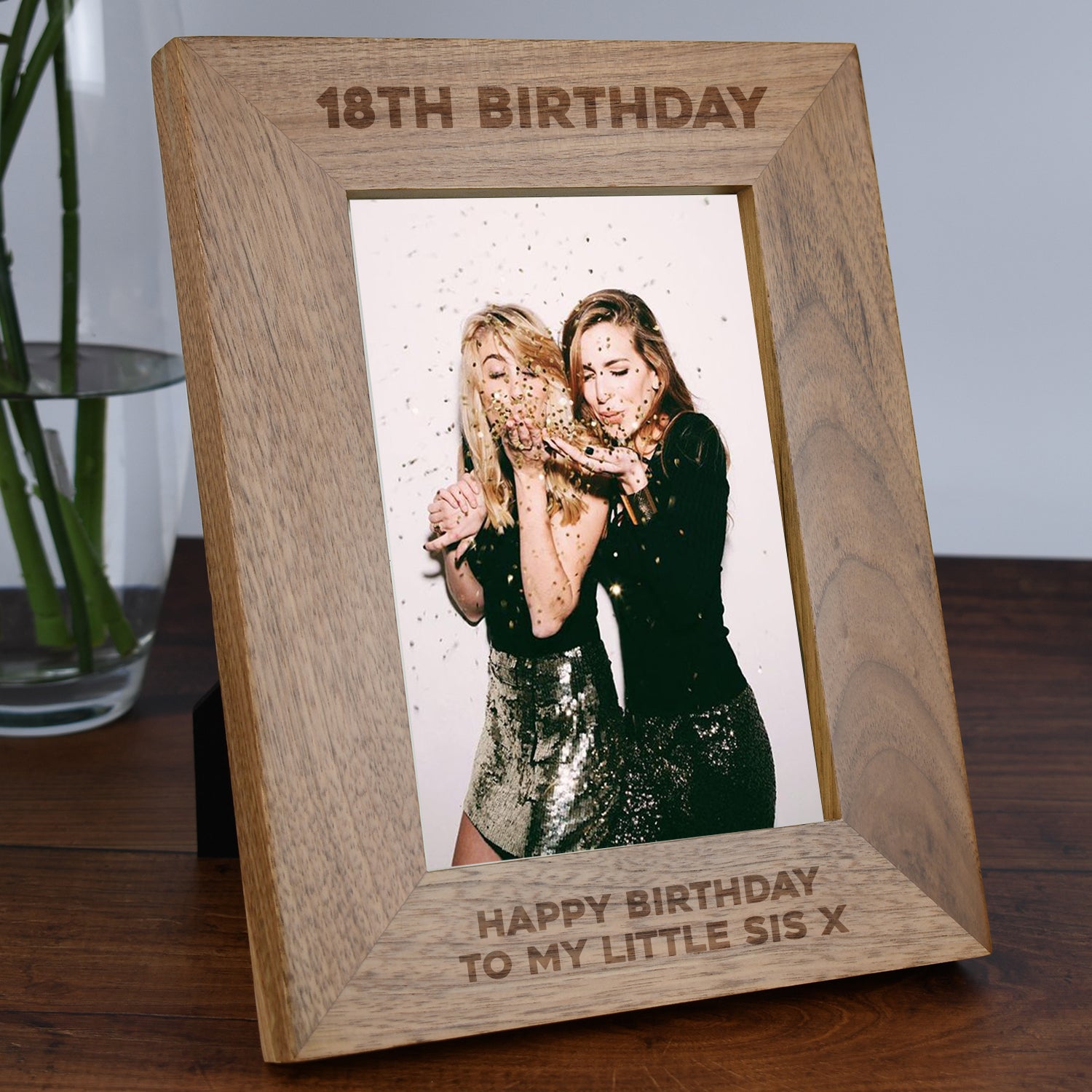 Personalised Wooden 5x7 18th Birthday Frame - Photo Frames