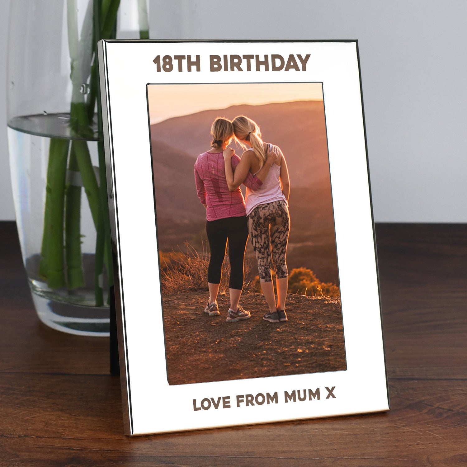 Personalised Silver 4x6 18th Birthday Photo Frame - Photo Frames