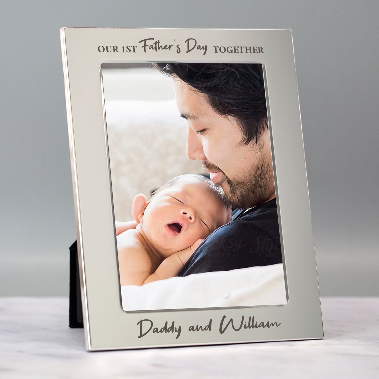 Personalised Our 1st Father’s Day Together 5x7 Photo Frame - Photo Frames