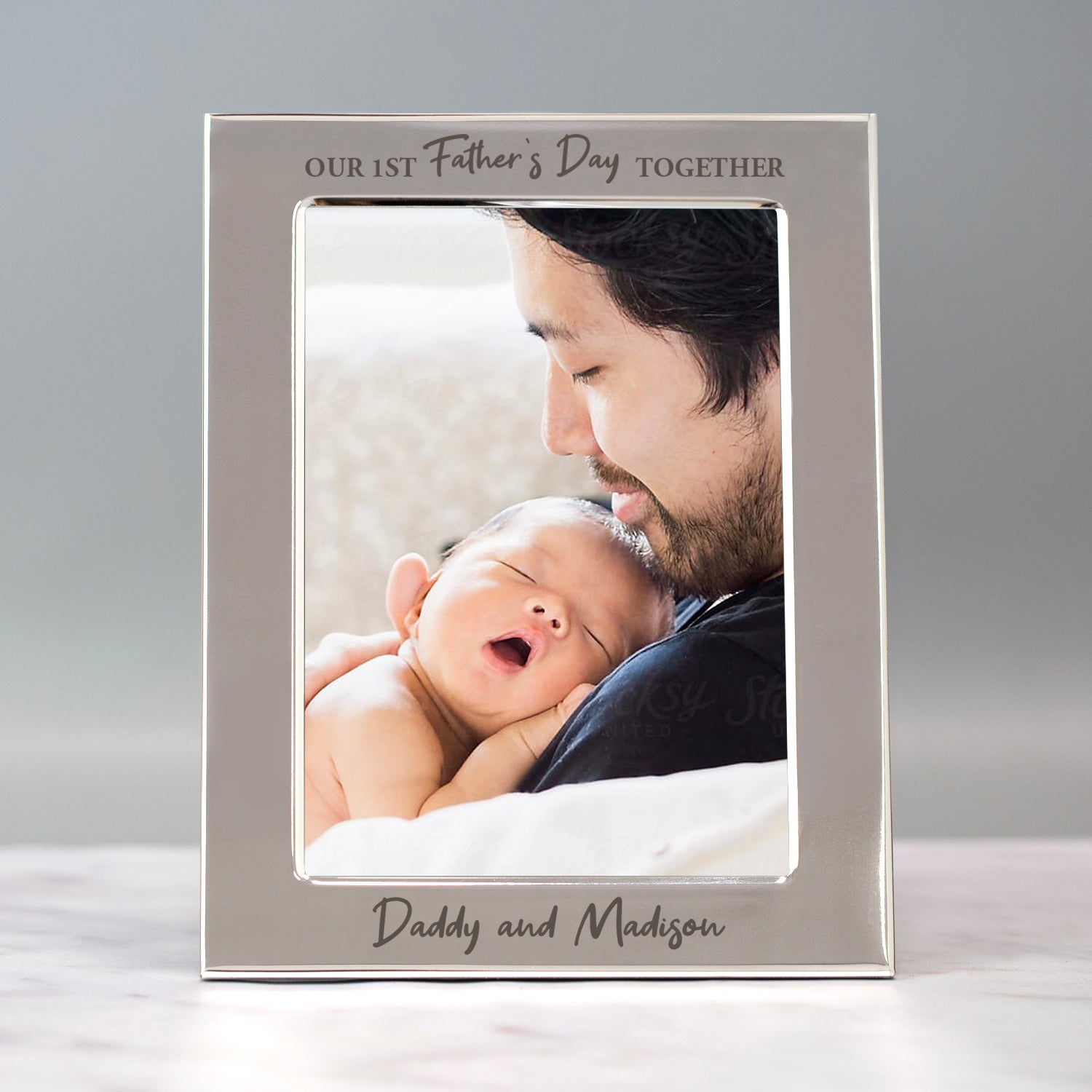 Personalised Our 1st Father’s Day Together 5x7 Photo Frame - Photo Frames