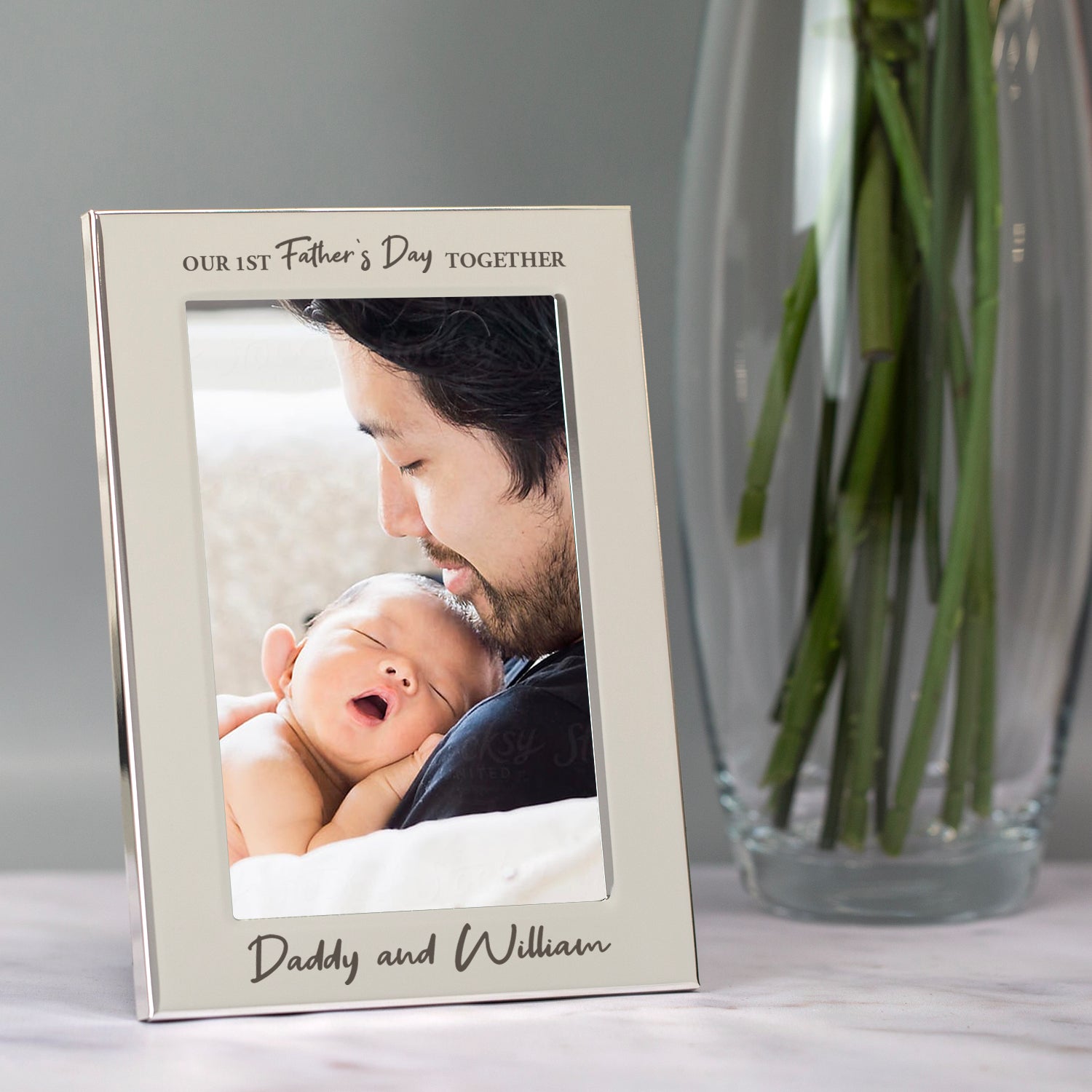 Personalised Our 1st Father’s Day Together 4x6 Photo Frame - Photo Frames