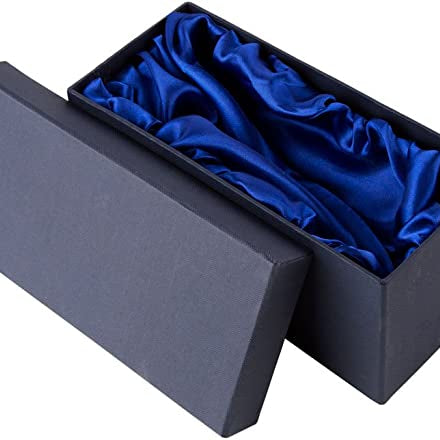Blue Silk Lined Wine or Flute Presentation Gift Box