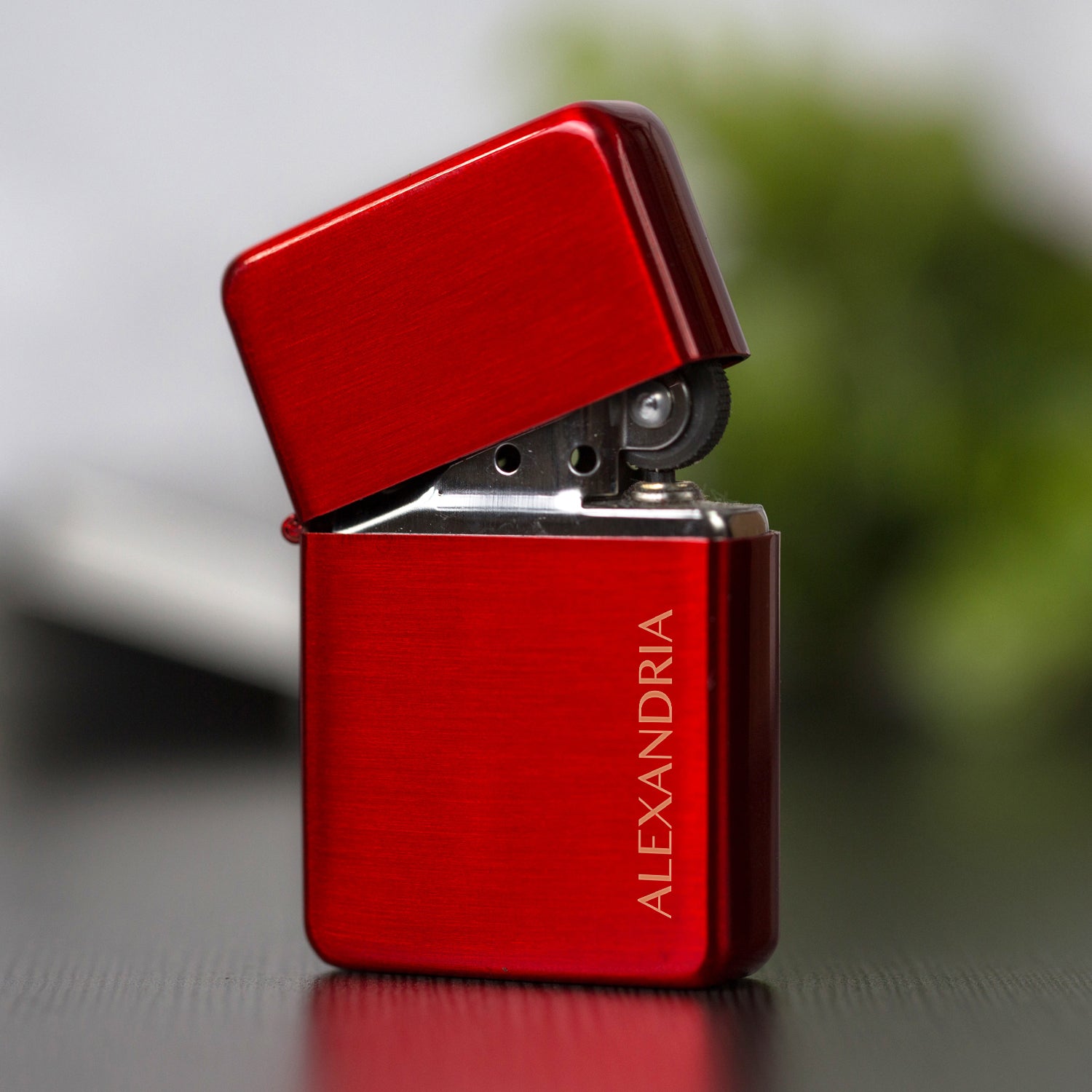 Personalised Name Red Ice Lighter & Gift Box - Lighters