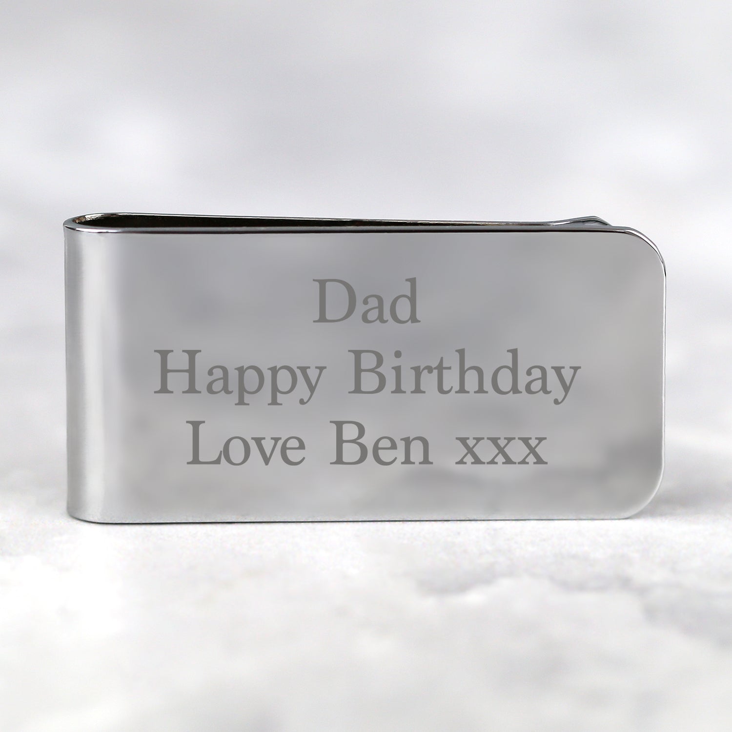 Personalised Message Money Clip - Accessories