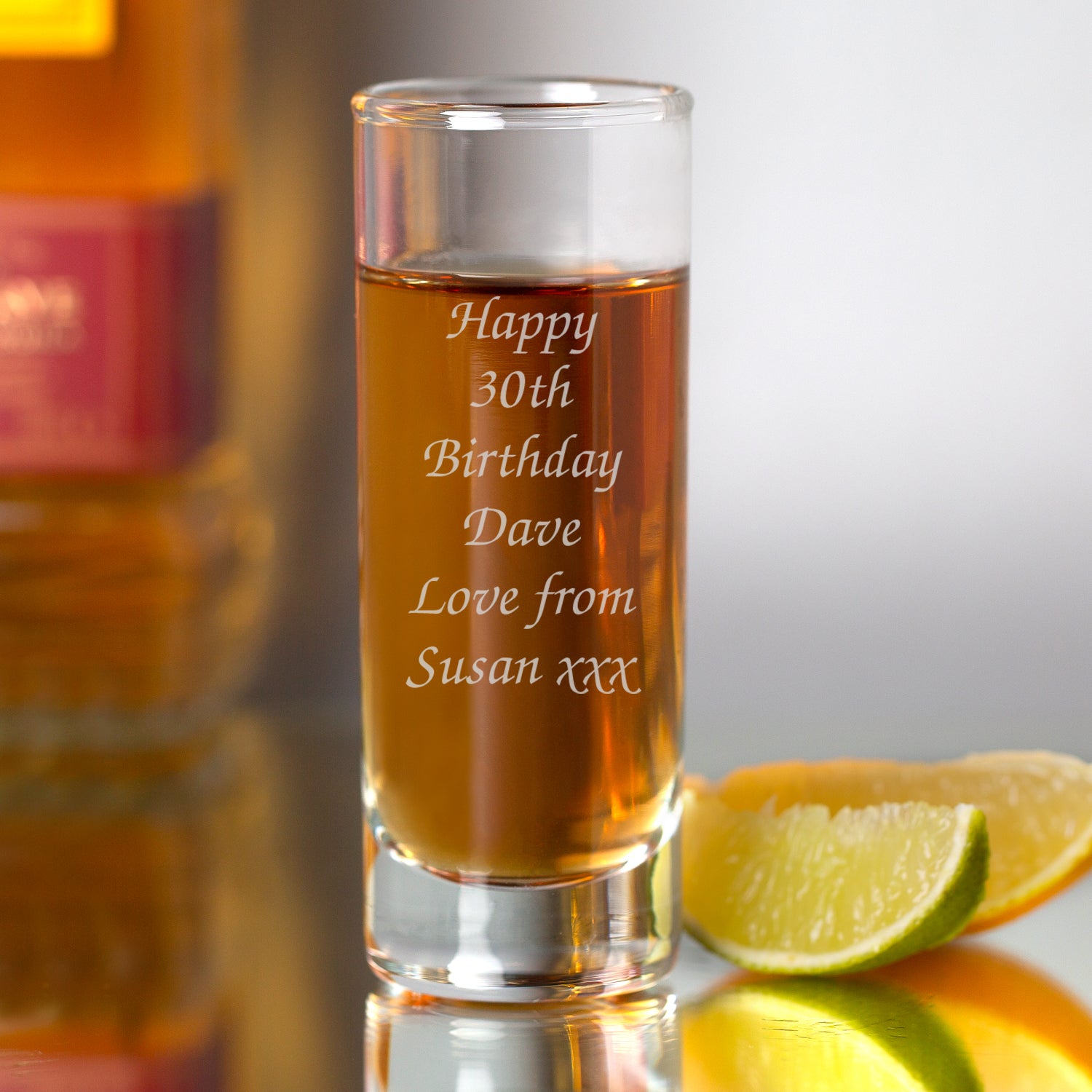 Personalised 12 Pack Of Engraved Any Message Shot Glasses - Shot Glass