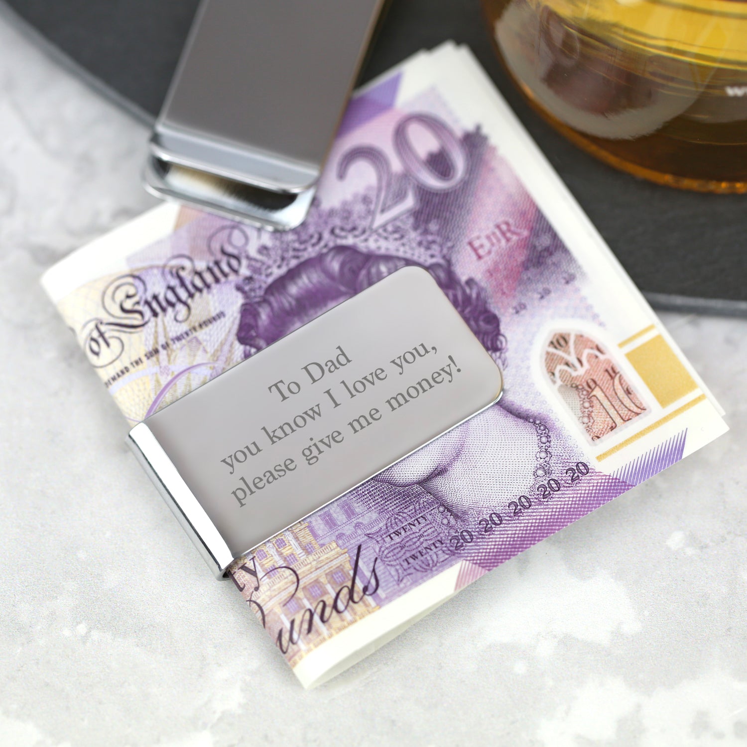 Personalised Message Money Clip - Accessories