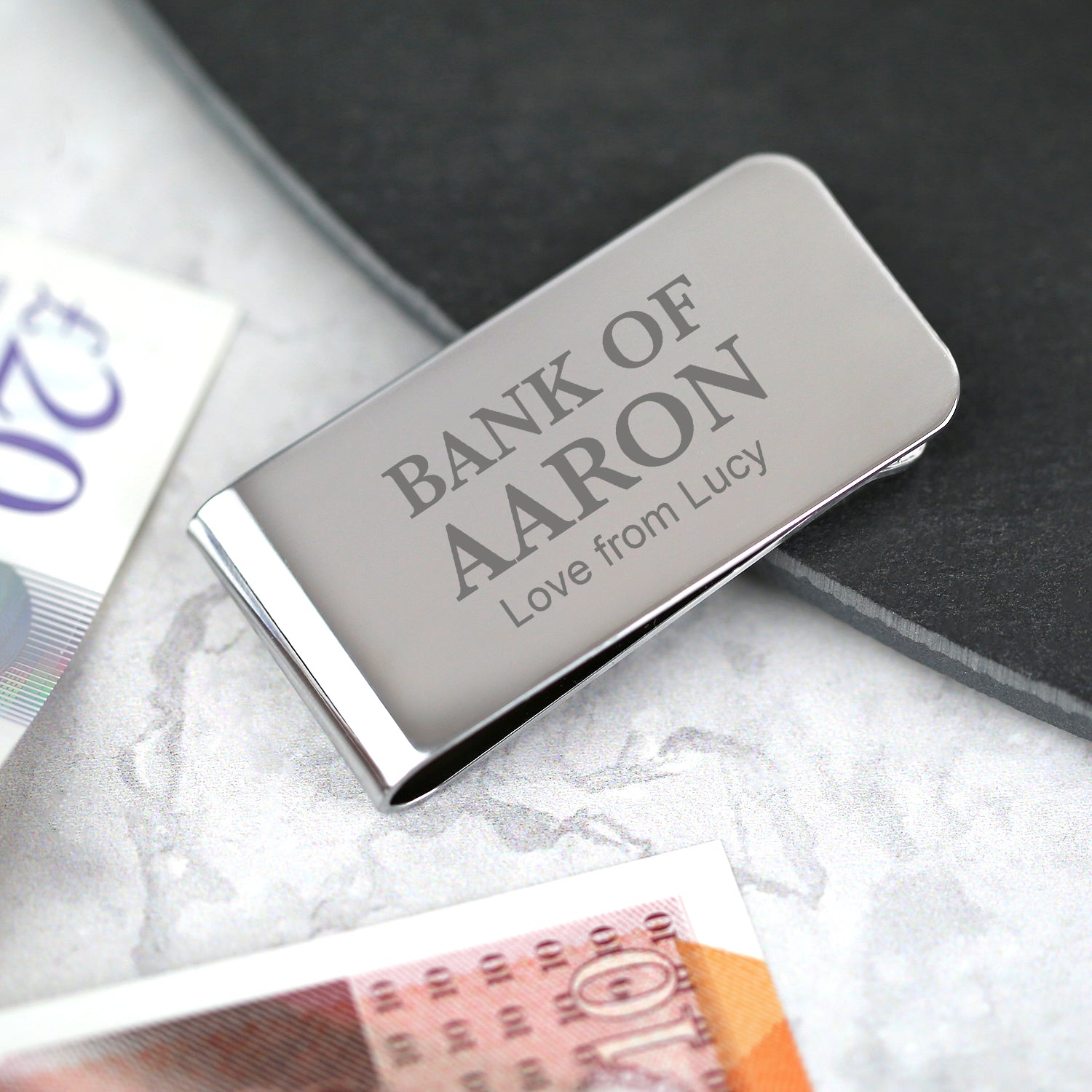 Personalised Bank Of Money Clip - Accessories