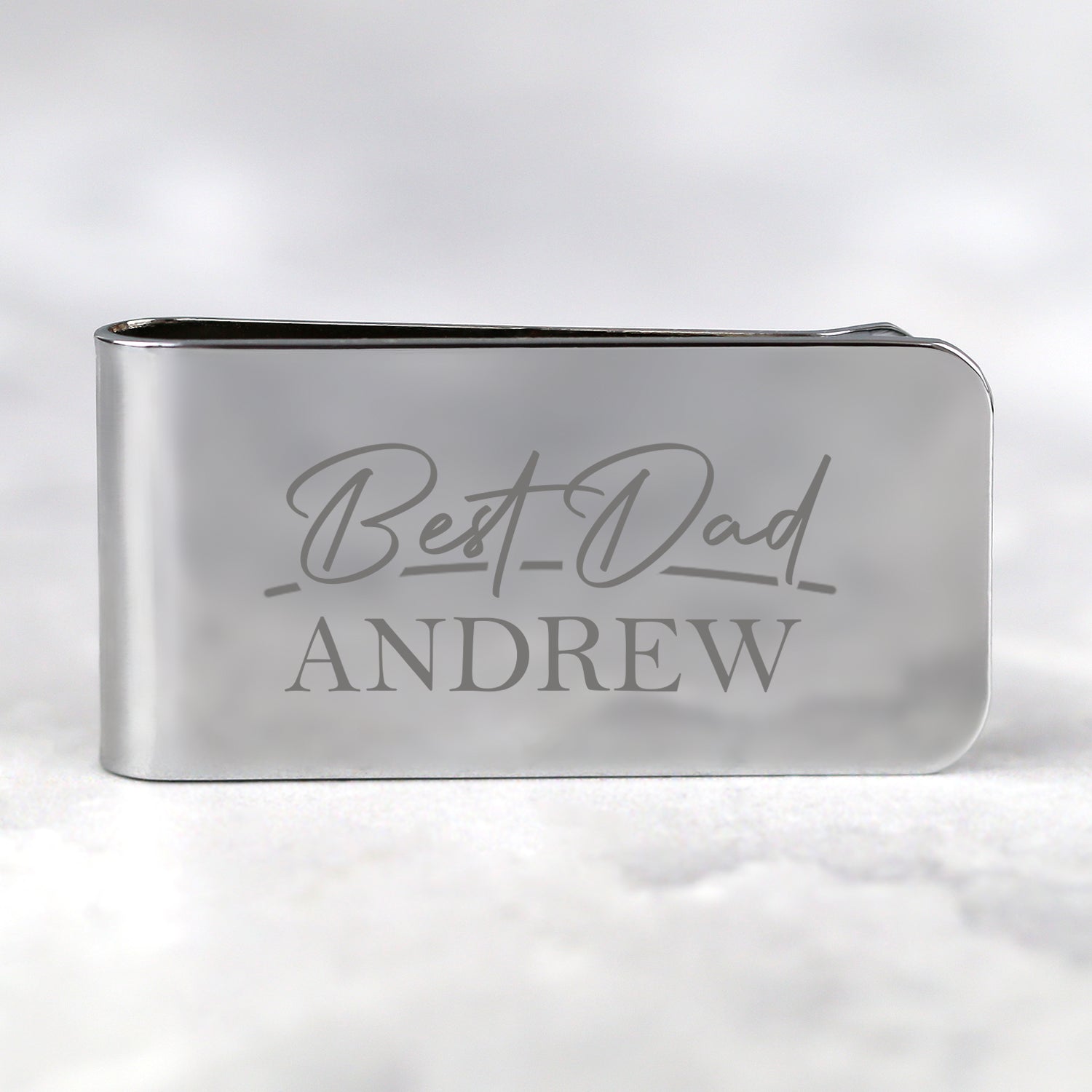 Personalised Best Dad Money Clip - Accessories