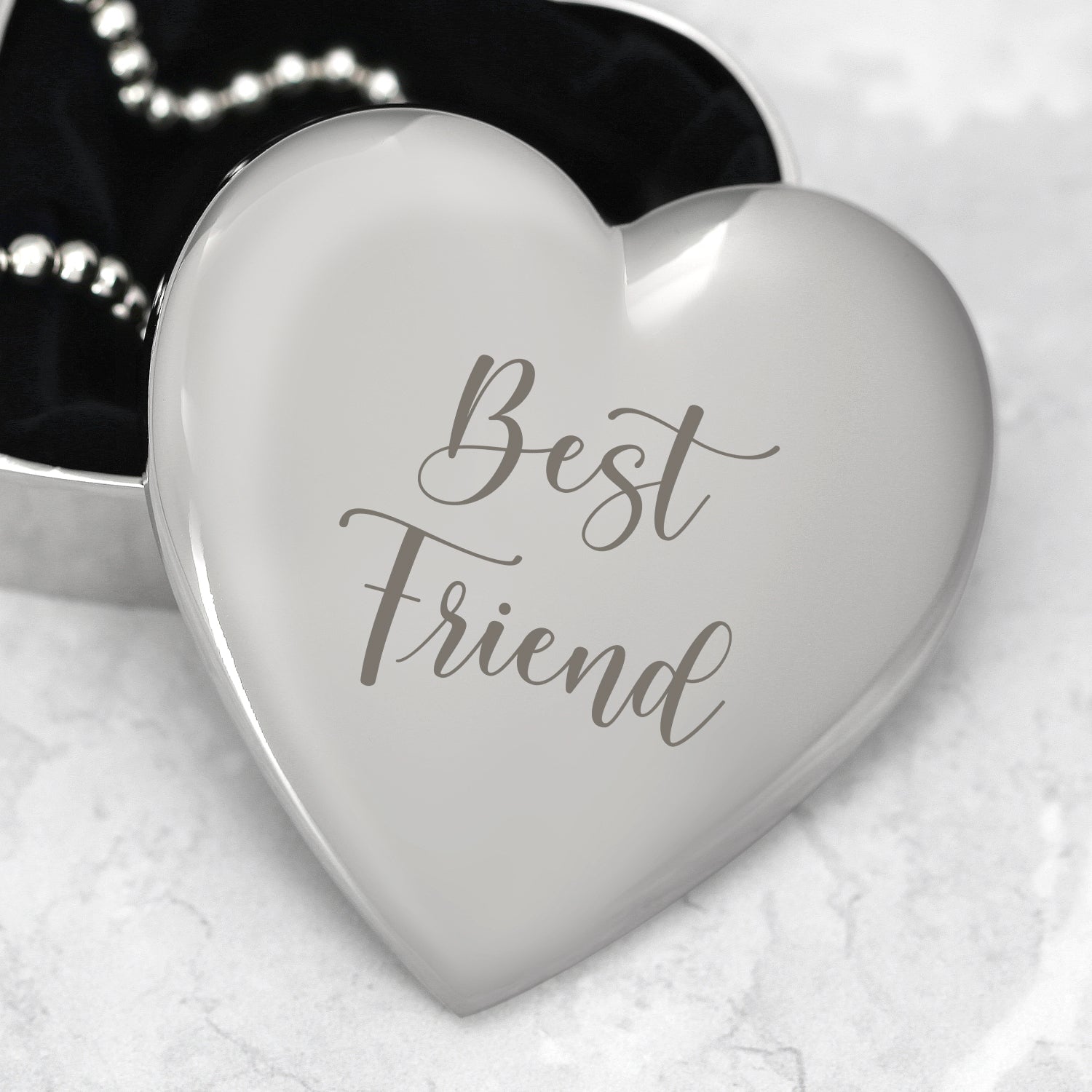 Best Friend Heart Trinket Box - Trinket Box