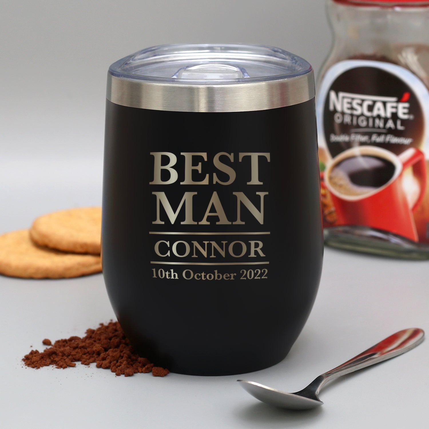 Personalised Best Man Thermos Insulated Travel Tumbler - cup