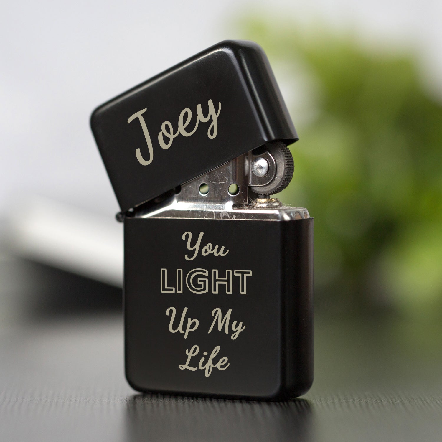 Personalised You Light Up My Life Black Lighter & Gift Box - Lighters