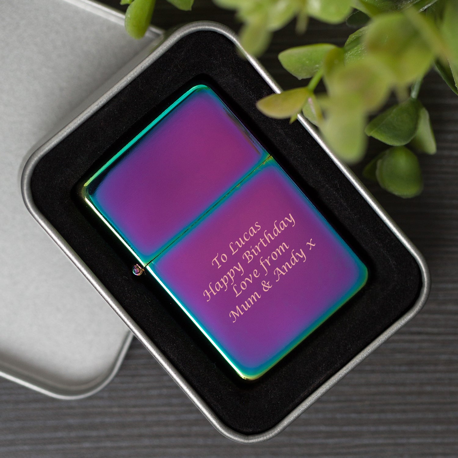 Personalised Message Rainbow Lighter & Gift Box - Lighters