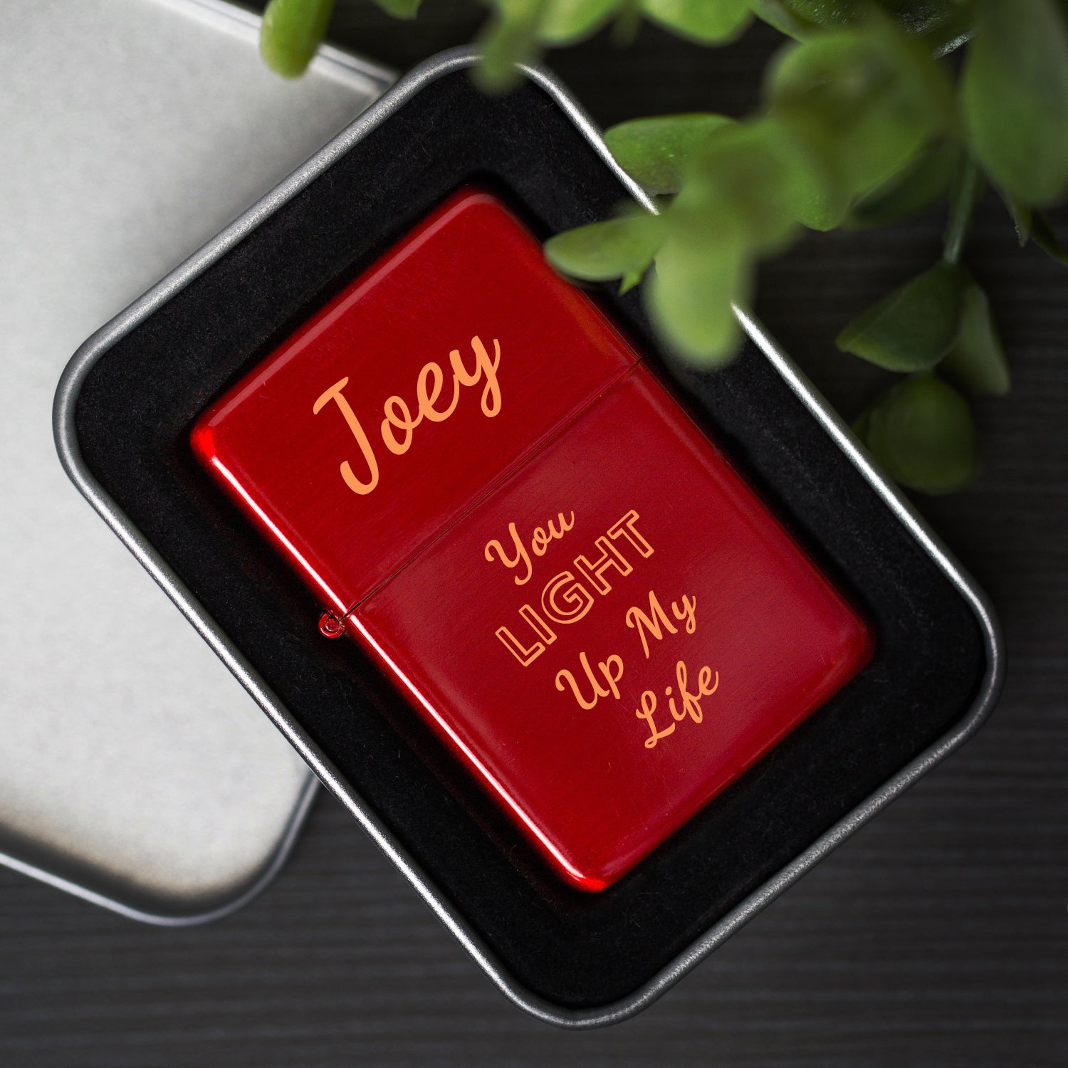 Personalised You Light Up My Life Red Ice Lighter & Gift Box - Lighters